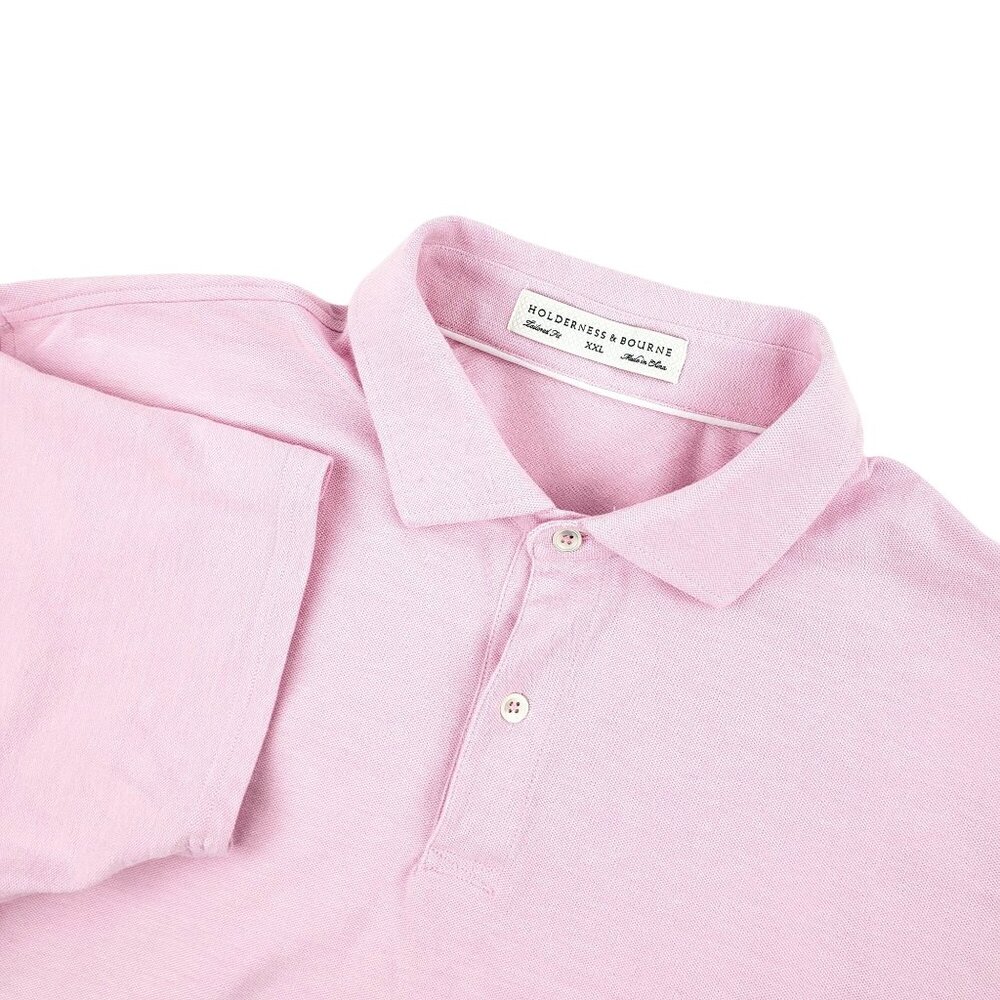 Holden & Rouse Pink Polo Shirt for Men